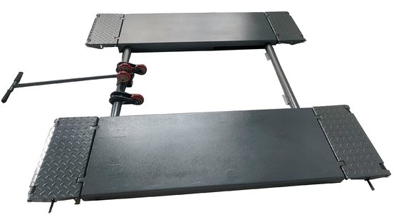 2.2kw Motorleistung Mittlerer Aufstieg Auto-Schere Lift 3,5 Tonnen niedriges Profil elektrische tragbare Lift