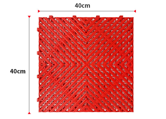 Autowascherei Fußbodengitter PP 40*40*2cm Gitterbrett Fußbodenmatte Gitter Fußboden Multi-Funktion