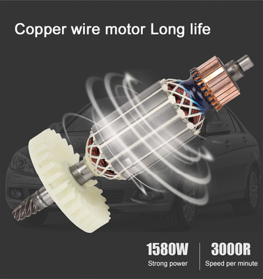 Turbinengewicht 1000 Watt Auto-Wartungs-Radpolisher-Set mit Mehrzweckzubehör