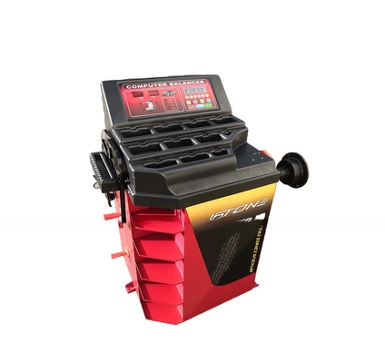 Einfachheit des Bedieners 0,75kw/1,1kw Motorkraft Auto Radgleichgewicht für Werkstattmaschinen