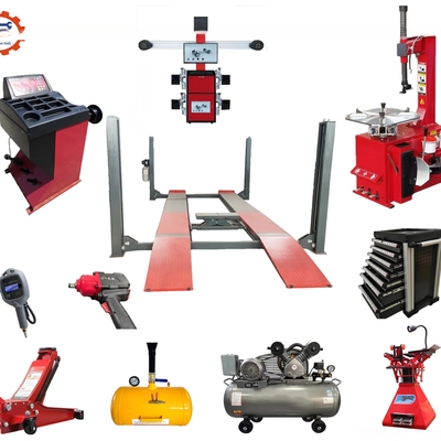 Nachfrage des Kunden 4 Post-Autohebe-Rad-Ausrichtung Maschine Reifenwechsler Rad-Balancer