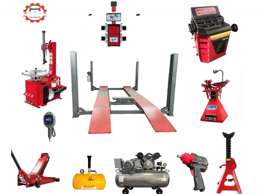 Nachfrage des Kunden 4 Post-Autohebe-Rad-Ausrichtung Maschine Reifenwechsler Rad-Balancer