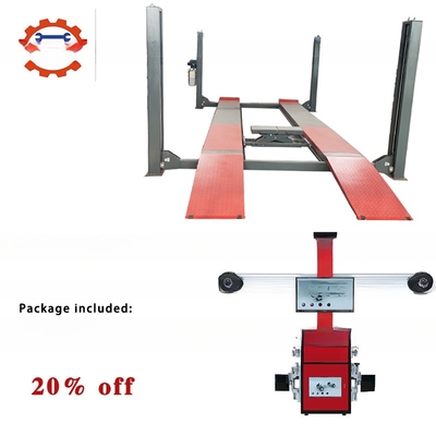 Max. Raddurchmesser 1000 mm Vollset 4 Post Autolift für Gebrauchtrad-Aligner-Ausrüstung