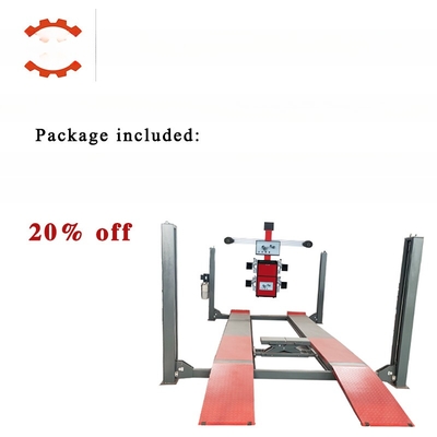 Max. Raddurchmesser 1000 mm Vollset 4 Post Autolift für Gebrauchtrad-Aligner-Ausrüstung