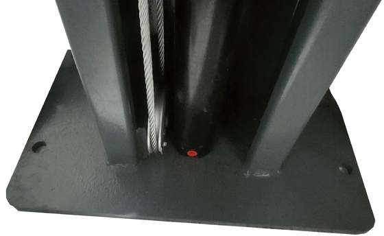 Zwei Post Garage Doppelzylinder Hydraulischer Auto Jack Lift mit klarem Boden 4 Tonnen