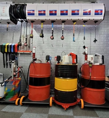 600cc Luftbetriebene Druckkolben-Trommel-Trommel-Motor Motor Schmiermittel Pneumatische Ölübertragungspumpe mit Zähler