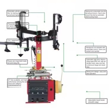 RM 12-24 &quot;Auto Reifenwechsler und Balancer Combo-Maschine für 10&quot;-22 &quot;Räder zu Preisen