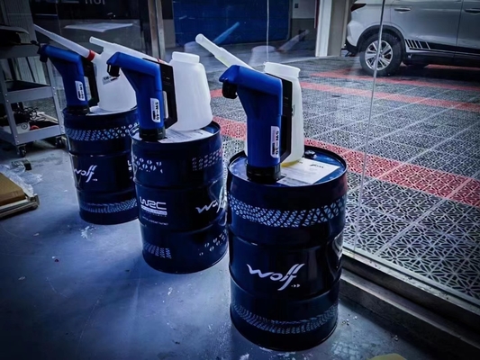 Stahl 55 Gallonen 200L Luftbetriebene angetriebene Druckkolben Trommel Fass Motor Motor Schmiermittel Pneumatische Ölübertragung Pumpe mit Zähler