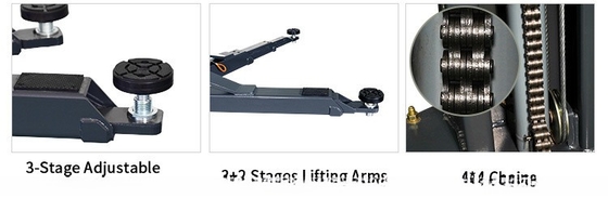 Doppelzylinder-Hydrauliklift Sunm-Autolifter für zwei Post-Autolifting-Anpassung