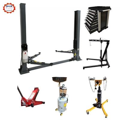 Doppelzylinder-Hydrauliklift Zwei-Posten 4T-Bodenplatte Manuelle Entsperrung Automobilhebe