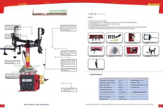 Automobilreifenreparatur 12-24 &quot;Auto Preise für Reifenwechselgerät Combo Wheel Balance