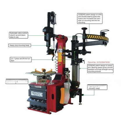 Max. Raddurchmesser 1000mm C233SE kundenspezifische voll automatische Hebellose Reifenwechselmaschine
