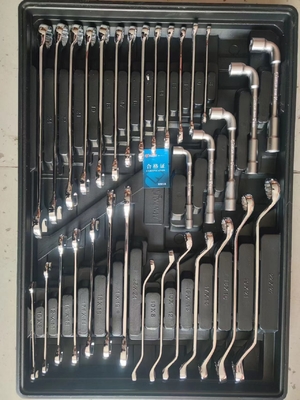 Silber 7 Schubladen Werkzeug Trolley und 5 Schicht mit 323 Stück CRV Dauerwerkzeug-Sets Stahl Garage Speicher Rollschrank