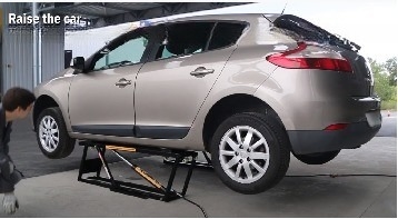 3500 kg Hebekapazität Schnelle mobile tragbare Mini-Auto-Tisch für die Auto-Wartung
