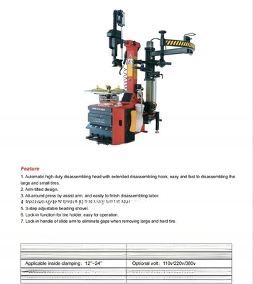 100/110/200/220/240/380/415 Spannung COSENG C233SE Reifenwechselmaschine für die Reparatur von Autoreifen