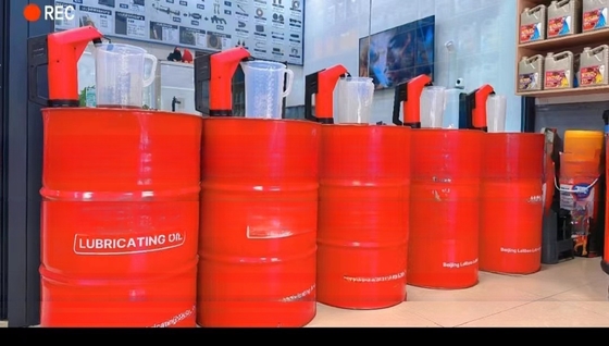 Niederdruck-Portable Gusseisen-Gallon-Trommel-Pumpe Saugbehälter Dieselöl Abgabe Manuelle Übertragung Handhebel-Fass-Pumpe