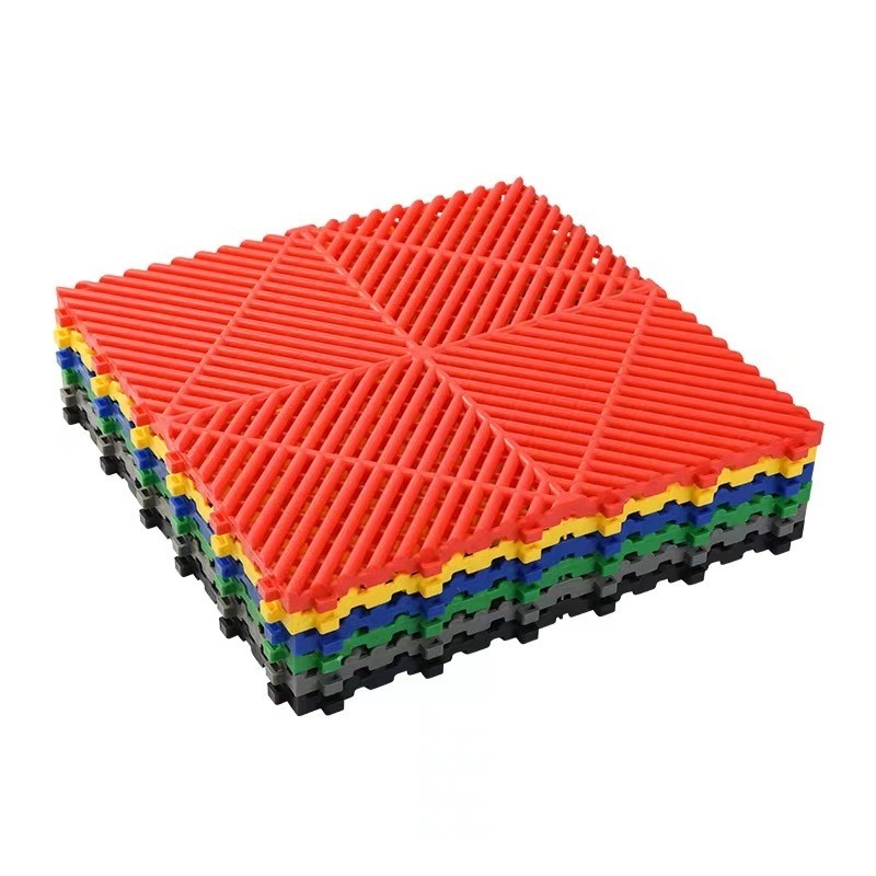 40*40*3cm Verriegelung Garagenfliesen Klassischer Entwurf und wasserdicht für Autowaschgarage