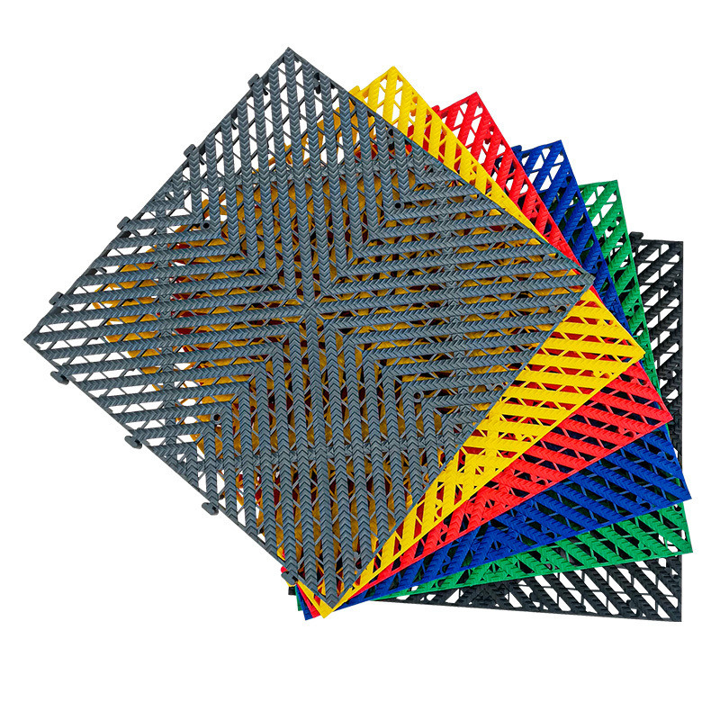 Autowascherei Fußbodengitter PP 40*40*2cm Gitterbrett Fußbodenmatte Gitter Fußboden Multi-Funktion
