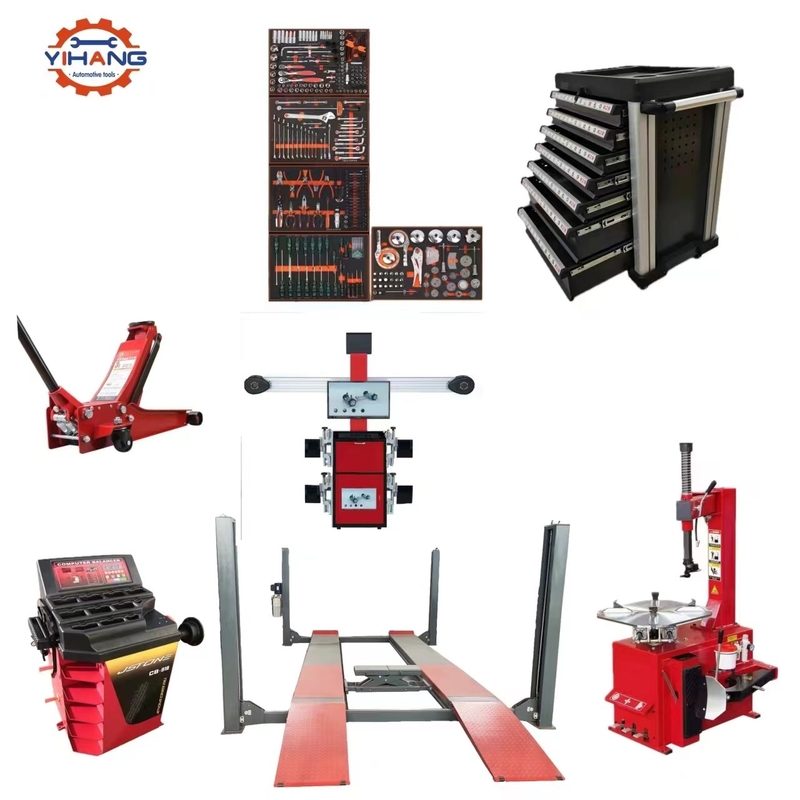 Motorleistung 0,75kw/1,1kw Vollset 3D-Vierrad-Ausrichtmaschine für Reparaturwerkstatt
