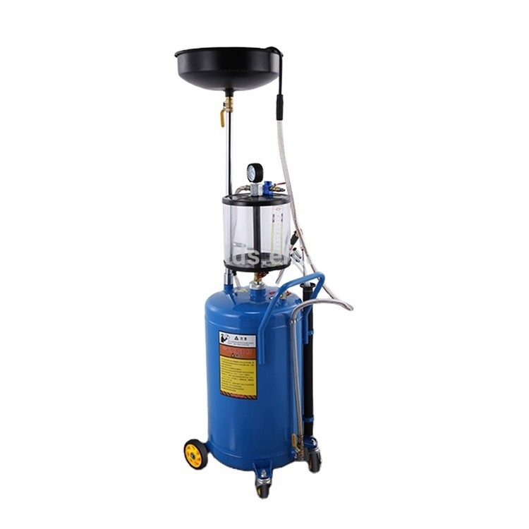 80L Kapazität Hydraulische Werkzeuge Druckölentwässer Tank Drehpumpe Vakuumölheber Drainer