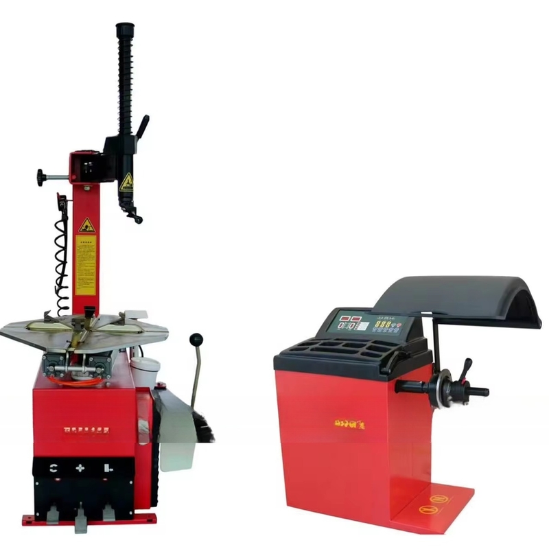Autoreifenreparatur Coseng Reifenwechsler und Radbalancemaschine Kombination Innenverschluss 12&quot;-24